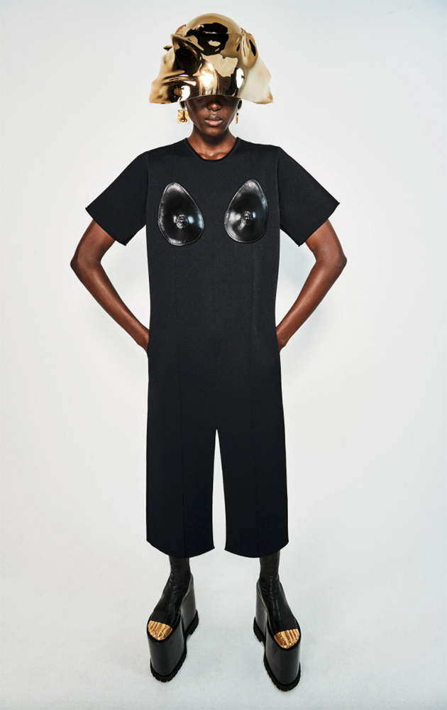 Новая коллекция Schiaparelli: уроки анатомии, много золота и запредельные платформы