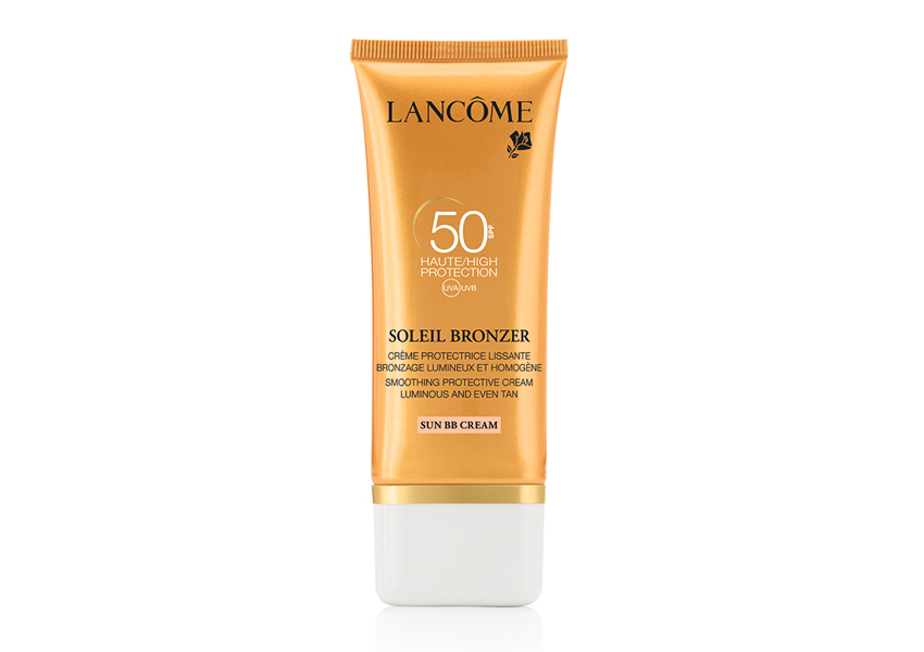 Увлажняющий солнцезащитный BB-крем для лица c тонирующим эффектом Soleil Bronzer SPF 50, Lancome
