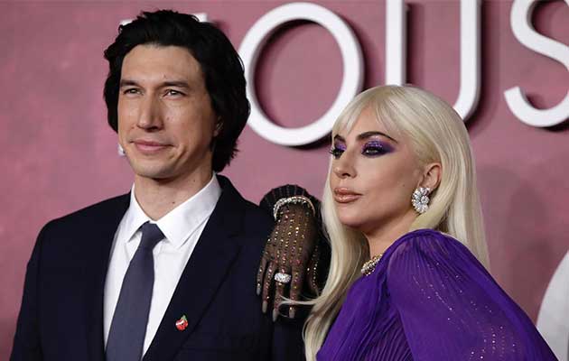 Фотоувеличение: Леди Гага в украшениях Tiffany & Co. на премьере фильма «Дом Gucci» в Лондоне