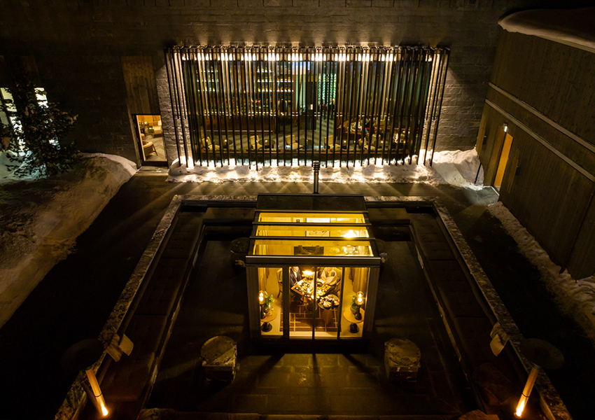 В The Chedi Andermatt
