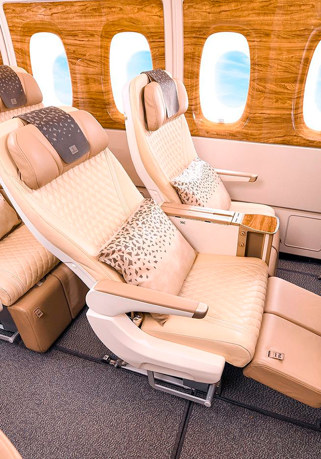 Авиакомпания Emirates расширяет направление полетов самолетов с премиальным экономическим классом