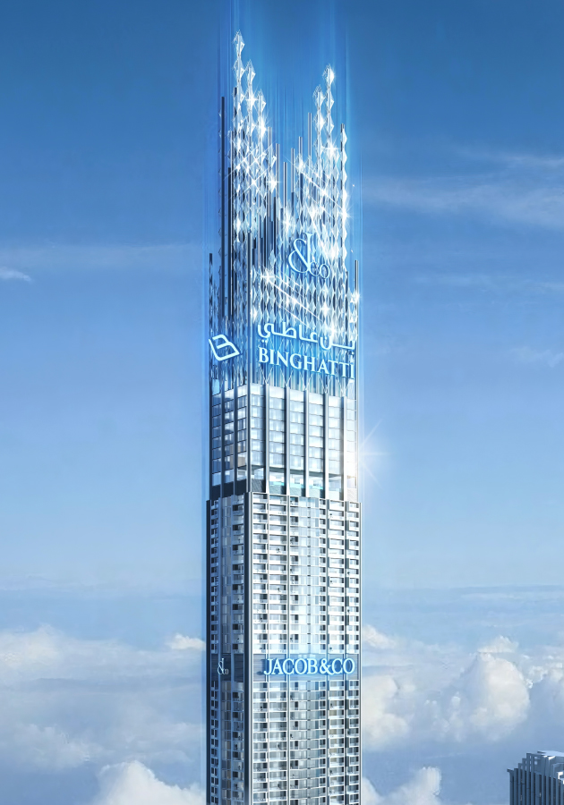 Burj Binghatti Jacob & Co Residences: в Дубае построят один из самых высоких жилых небоскребов в мире