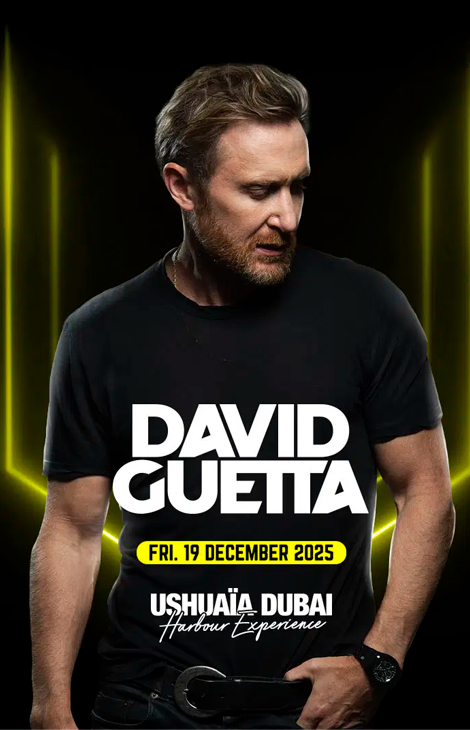 Dubai Guide: диджей Давид Гетта выступит в&nbsp;Ushua&iuml;a Dubai в&nbsp;декабре